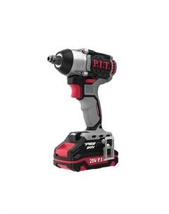 Гайковерт PIW20H-300B/1, аккумуляторный, ударный, 300 нм, квадрат 1/2", 2 А·ч, Li-Ion, 20 В, кейс, 2 кг (PIW20H-300B/1) акб + зу P.i.t.
