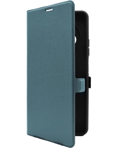 Чехол-книжка BoraSCO для смартфона Xiaomi/Poco Redmi 14C/Poco C75, искусственная кожа/микрофибра, зеленый опал (73696) Borasco