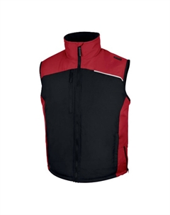 Жилет рабочий утепленный Fidji 3 50 рост 164-172 см красный/черный Delta plus