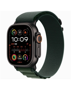 Смарт-часы Watch Ultra 2 (2024) 49mm Black Titanium Case Dark Green Alpine Loop (M) Apple