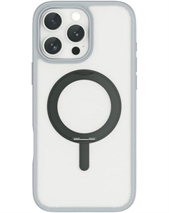 Чехол-накладка Wiwu Armor Ultra Magsafe (FGG-202) для iPhone 16 Pro пластиковый прозрачно-белый (серая рамка) Hoco