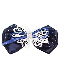 Синяя резинка-бант для волос Tais