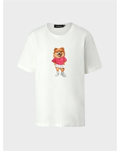 Футболка с принтом "Шпиц" Flashin'