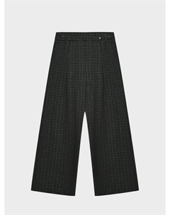 Брюки в клетку, серые Monnalisa