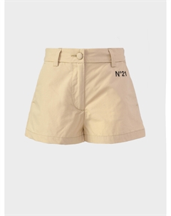 Шорты с вышитым лого No21