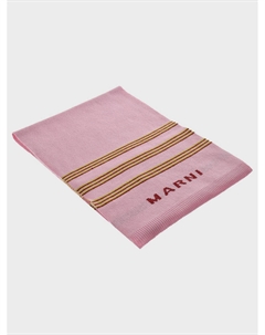 Шарф в полоску, розовый Marni