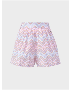 Шорты из поплина с зигзагами Missoni