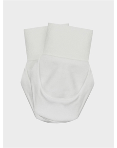 Пинетки с принтом на стопе, белые Bamboobebe