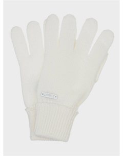 Белые перчатки из шерсти Il trenino