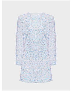 Платье с пайетками, белое Dan maralex