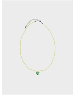 Ожерелье "сердце", зеленое Tais