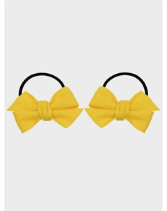 Резинка для волос с желтым бантиком, 2 шт Tais