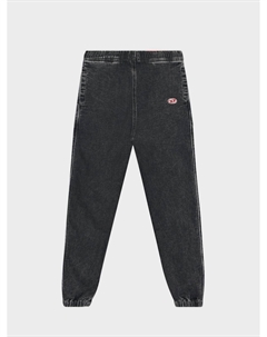 Серые спортивные брюки из денима Diesel