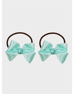 Резинка с бирюзовым атласным бантиком, 2 шт Tais