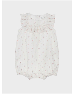 Белый песочник с цветочным принтом Tartine et chocolat