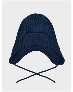Шапка ушанка, синяя Jan&sofie