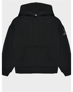 Толстовка-худи, черная Monnalisa