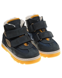 Темно-синие ботинки с застежками велкро Walkey