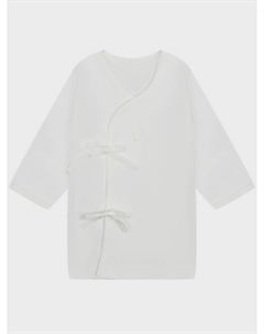 Распашонка однотонная на завязках Bamboobebe