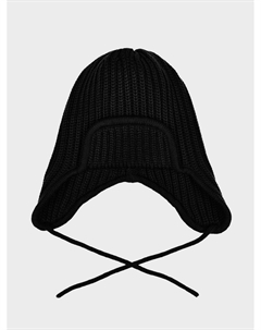 Шапка ушанка, черная Jan&sofie