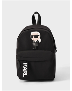 Рюкзак с принтом Karl, черный Karl lagerfeld