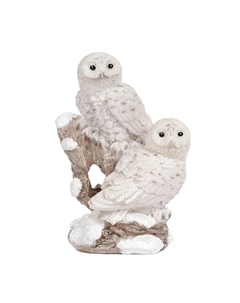Новогодний сувенир Снежные Совы, 13 см Goodwill