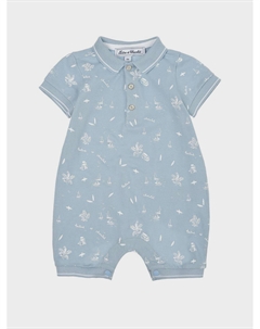 Голубой песочник с принтом "сафари" Tartine et chocolat