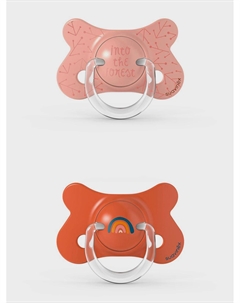 Пустышка c физиологической силиконовой соской от 18 мес, 2 шт Suavinex