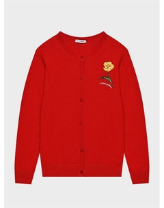 Кардиган с вышивкой, красный Dolce&gabbana