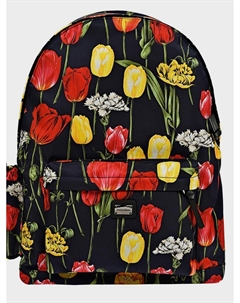 Рюкзак с принтом "тюльпаны" Dolce&gabbana