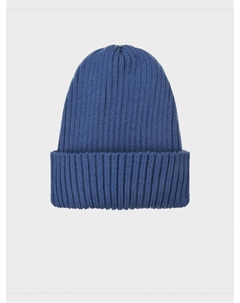 Шапка василькового цвета с отворотом Jan&sofie