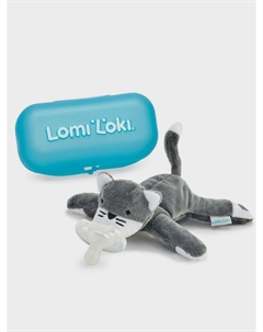 Пустышка с развивающей игрушкой "Котенок Басс" Lomi loki