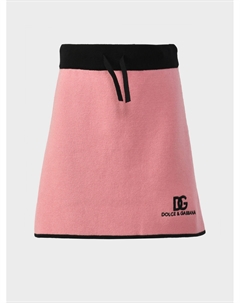 Трикотажная юбка, розовая Dolce&gabbana