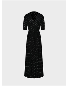 Платье макси на пуговицах в горошек Flashin'