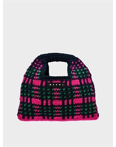 Сумка вязаная в клетку Marni