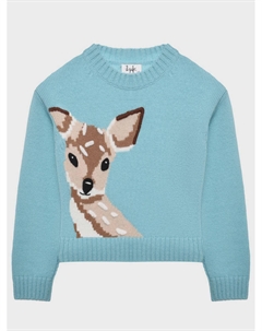 Джемпер с олененком бемби Il gufo