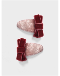 Заколки для волос клик-клак, розовые Tais