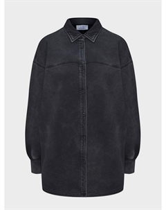 Рубашка из микровельвета, черная Deha