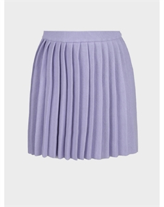 Лавандовая плиссированная юбка Self-portrait