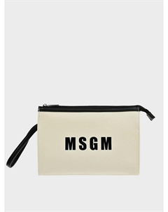 Сумка-косметичка с черным кантом Msgm