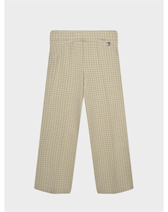 Брюки палаццо со сплошным принтом Monnalisa