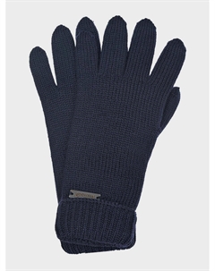 Темно-синие перчатки из шерсти Il trenino
