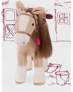 Игрушка Лошадь бежевая с расческой Gotz