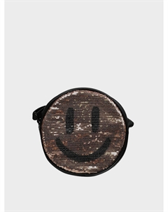 Сумка круглая смайл в пайетках Molo