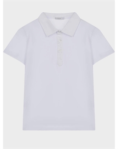 Белая футболка-поло Clix