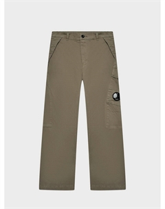 Брюки с накладным карманом, коричневые C.p. company