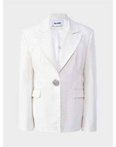 Жакет однобортный со стразами Aline