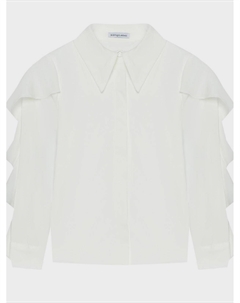 Рубашка с воланами, белая Kenglabel