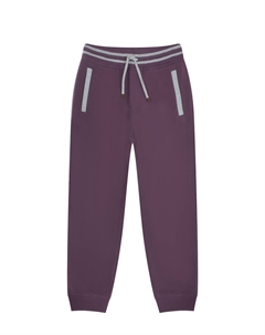 Спортивные брюки сиреневого цвета Brunello cucinelli