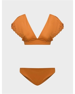 Купальник для беременных раздельный бикини, горчичный Cache coeur